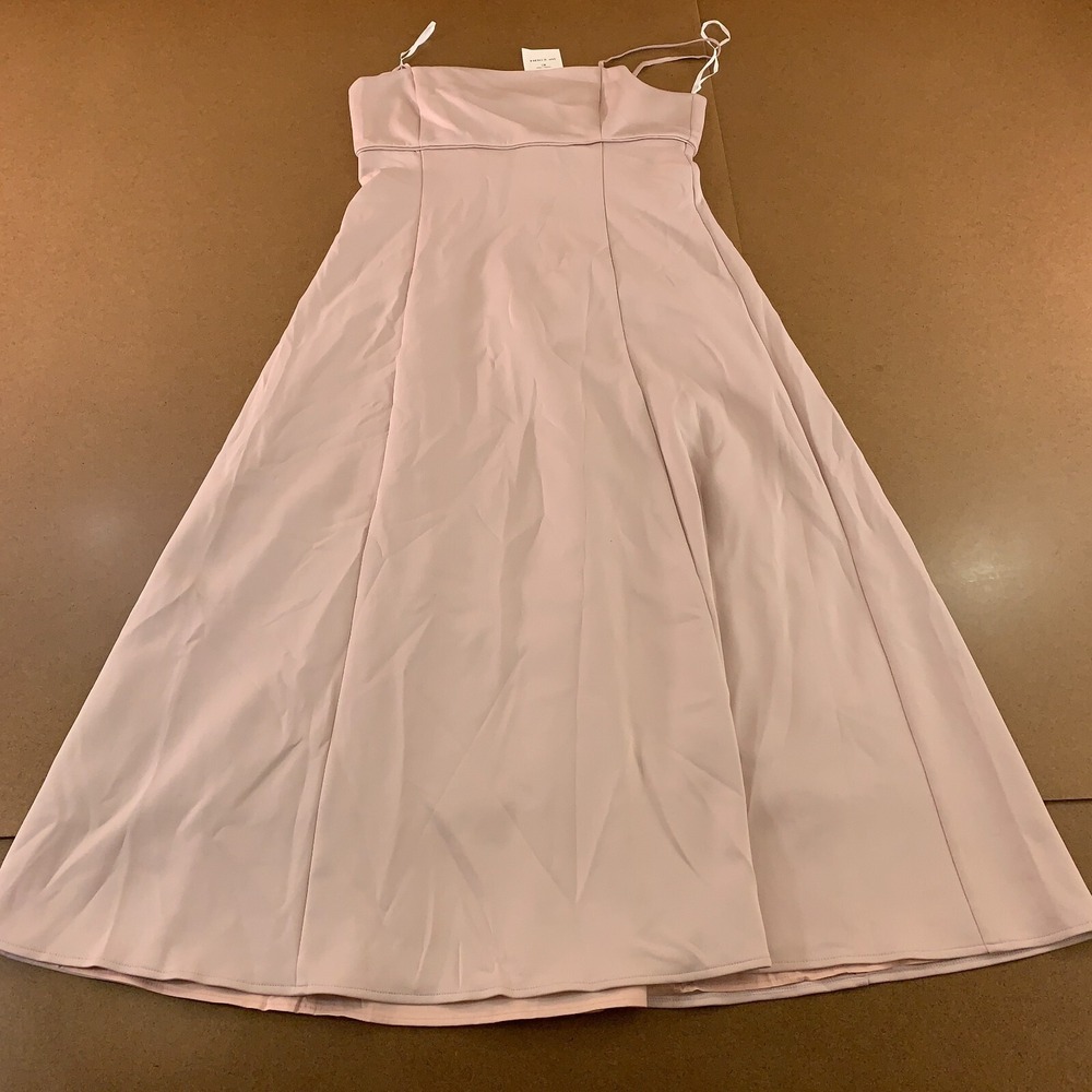 InStyle Womens US Size 10 Pale Pink Classic Strappy A Line Maxi Dress NWT